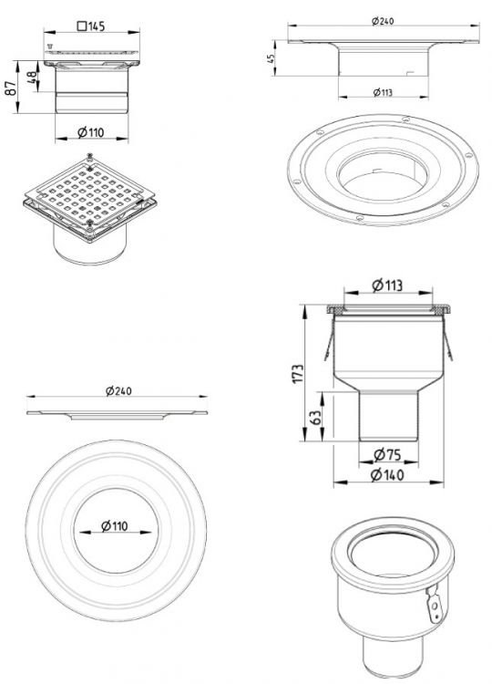 Bodenablauf SSB Spillner Spezialbaustoffe